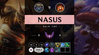 Nasus Top vs Gnar - KR Master Patch 14.9