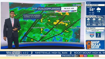 Weather Alert: 3+ inches of rain in some places; Flood advisory in effect: Crashes reported across T