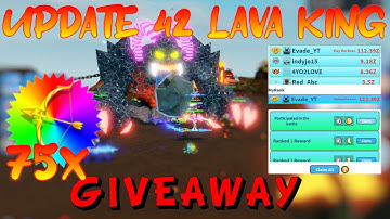 UPDATE 42 🔥 New Boss LAVA KING in Weapon Fighting Simulator