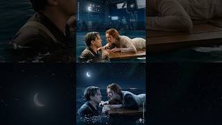 Before vs After Titanic Scenes | Perfect Match Cut BTS 🎬 #titanic #behindthescenes