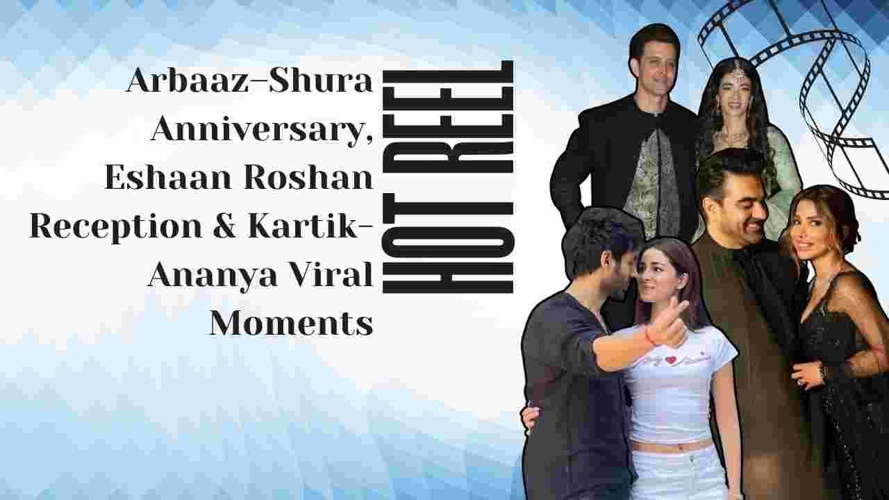 Arbaaz–Shura Anniversary, Eshaan Roshan Reception & Kartik-Ananya Viral Moments