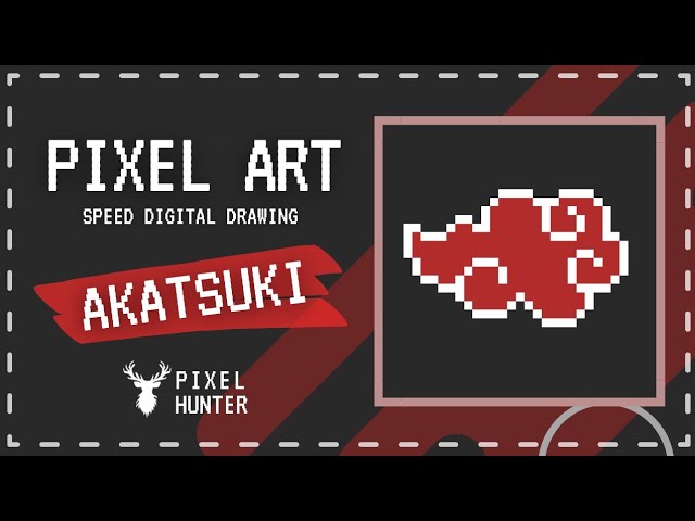 akatsuki pixel art - Roblox