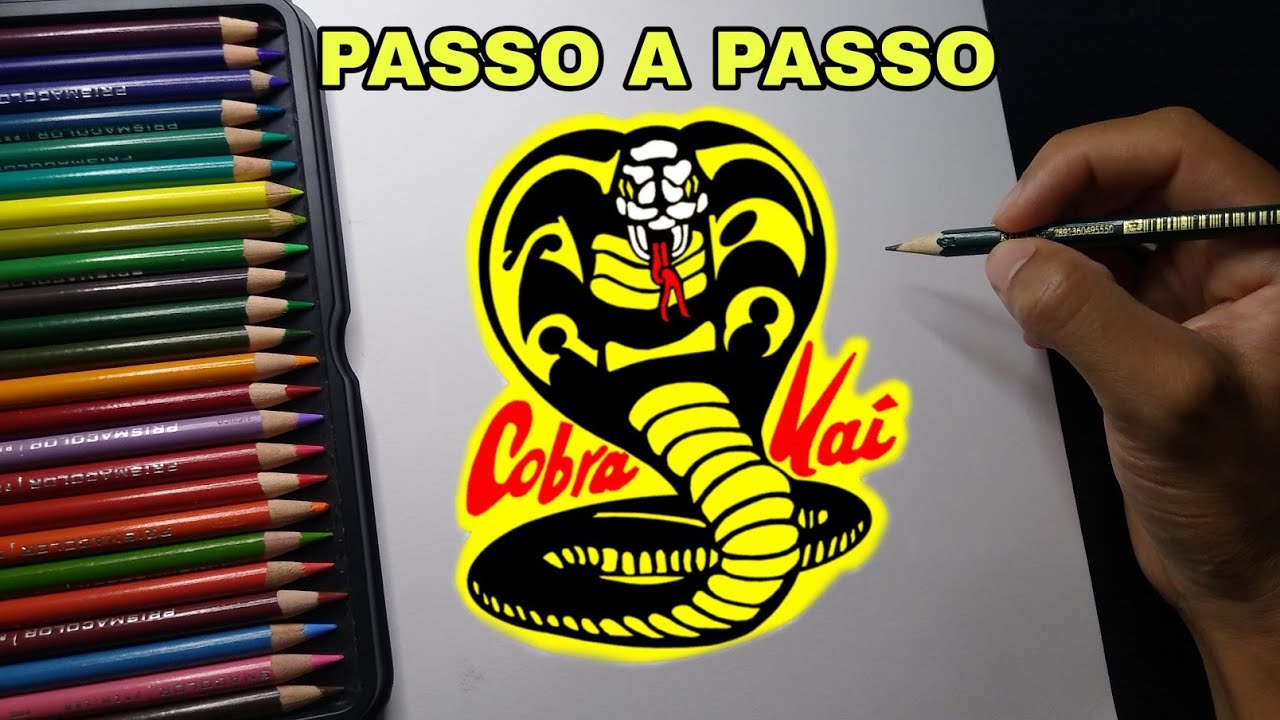 Desenhos colorir cobra kai falcao