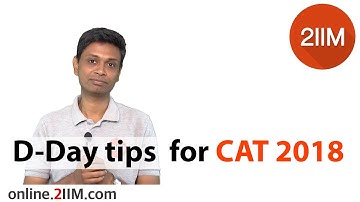 How to handle pressure on Day of CAT?