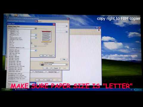 How to Change Xerox 7328 - 7345 Default Setting on Windows XP