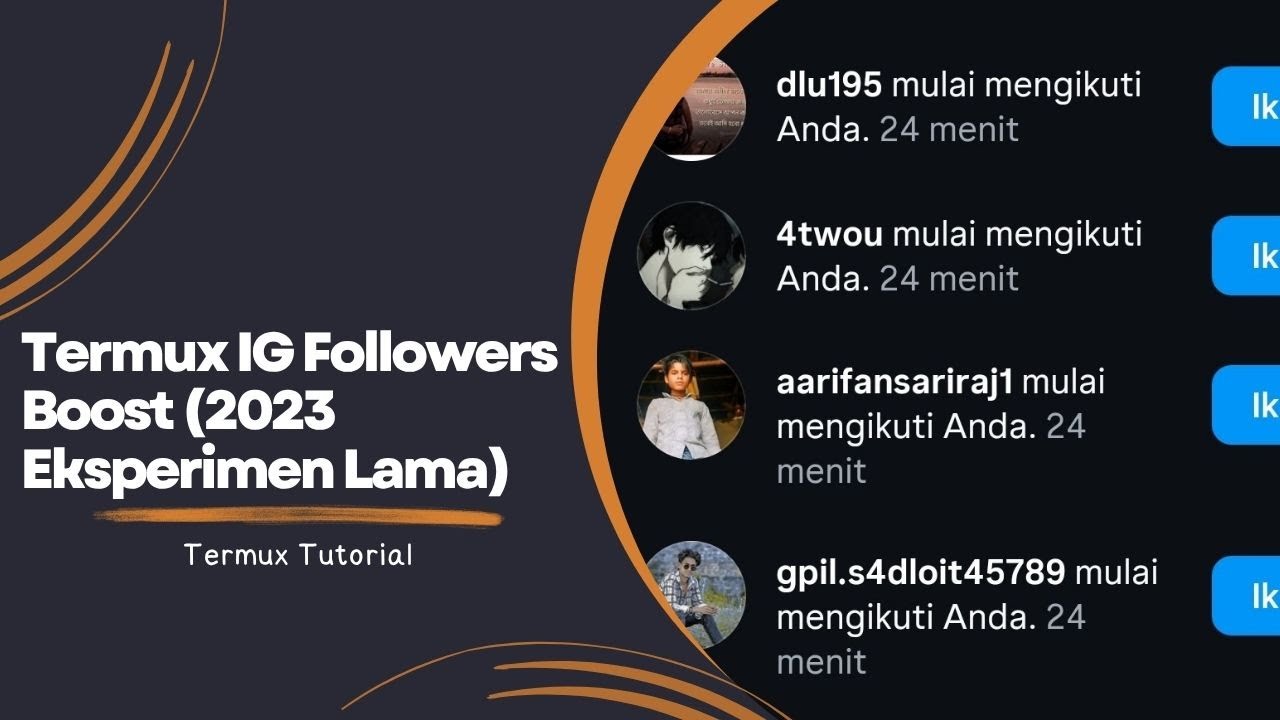 [NOT WORKING] Eksperimen Otomatisasi Followers Instagram via Termux ...