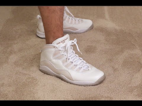 Jordan 10 OVO with On Feet - YouTube