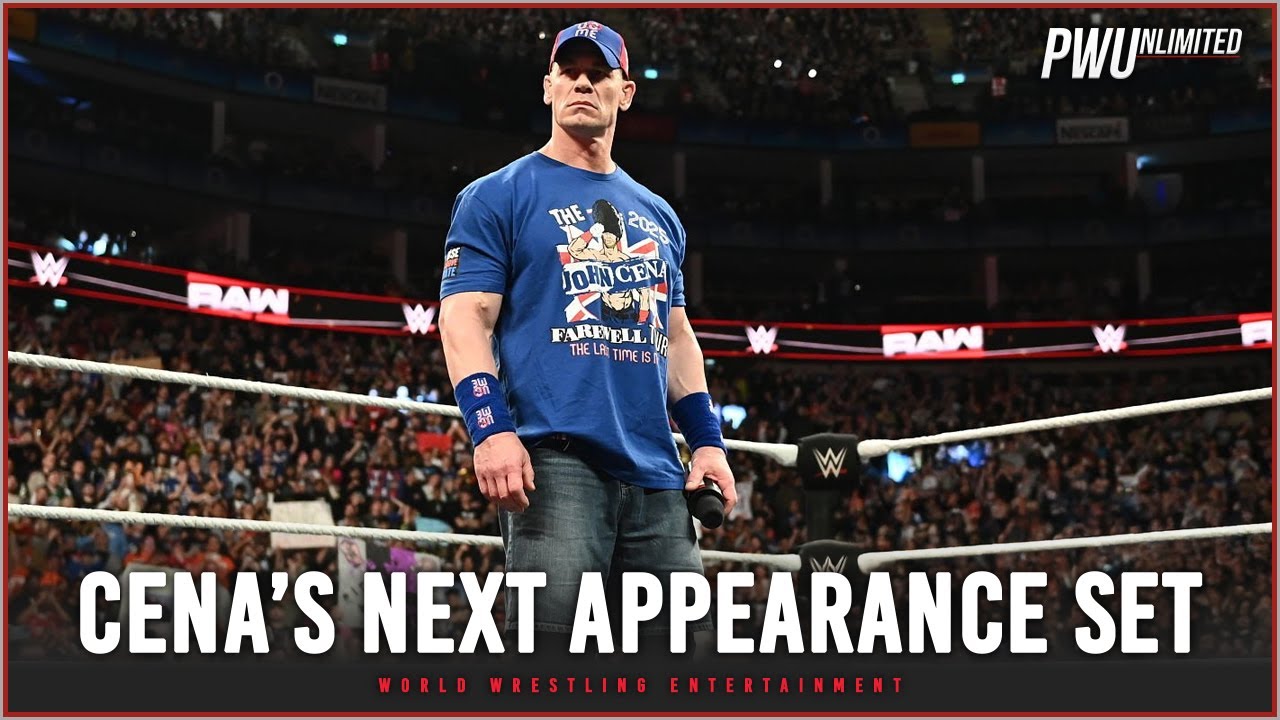 John Cena's Next WWE Appearance Revealed YouTube