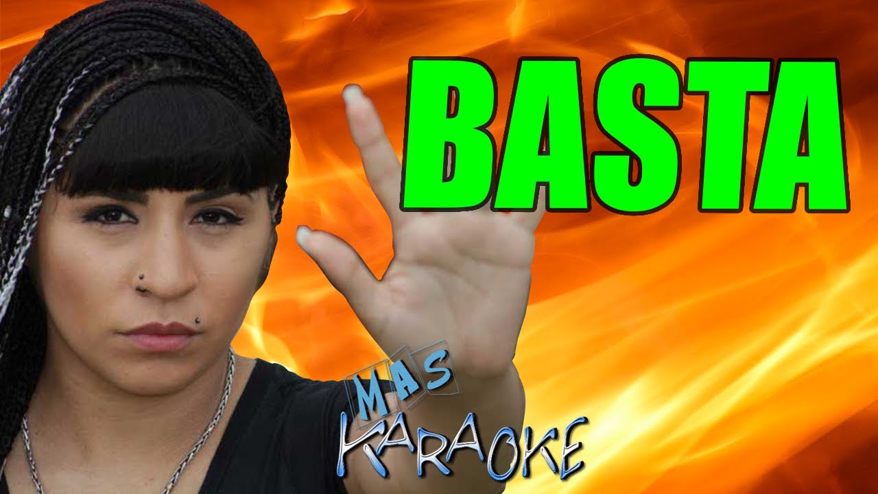 BASTA 💚 Rocío Quiroz / KARAOKE #maskaraoke #cumbia