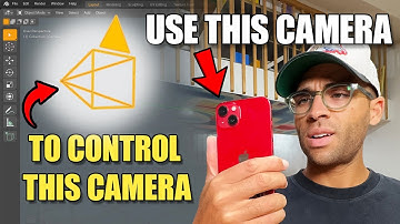 REAL-TIME Blender Camera Motion From Phone | Virtucamera