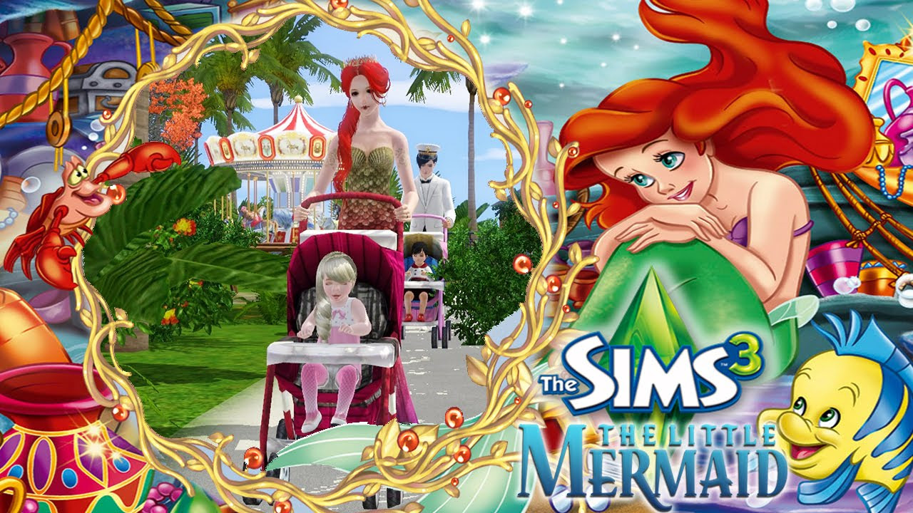 เมือง the sims 3  2022 New  The Sims 3 The Little Mermaid #13 เงือกน้อยพาชมเมือง