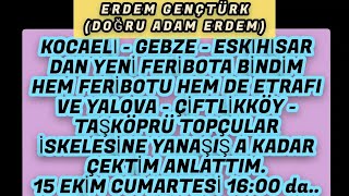 Erdem Gençtürk Doğru Adam Erdemkocaeli̇-Gebze-Eski̇hi̇sar Fbotla Yalova-Çi̇ftli̇kköy-Taşköprü Topçular