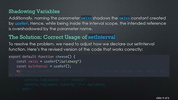 Understanding undefined Values in setInterval: A Guide to Using useRef Correctly
