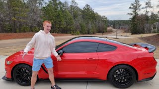 Addy drives the Mustang gt350! How will he do?