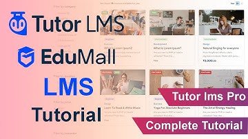 How to Create Online Course, LMS Website with Tutor LMS Pro & Edumall Theme - Edumall Theme Tutorial