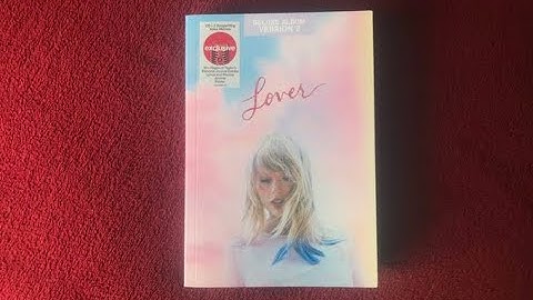 Taylor Swift - Lover Album Unboxing - Target Exclusive (Version 2)