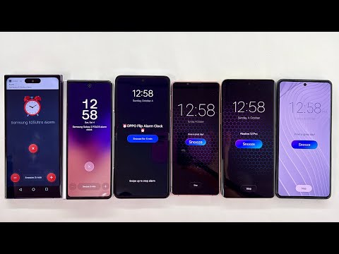 Alarm clock + Timer Samsung S25 Ultra, Z Fold 3, OPPO Find N2 Flip, Sony 5,Realme 12 Pro,Blackview 8