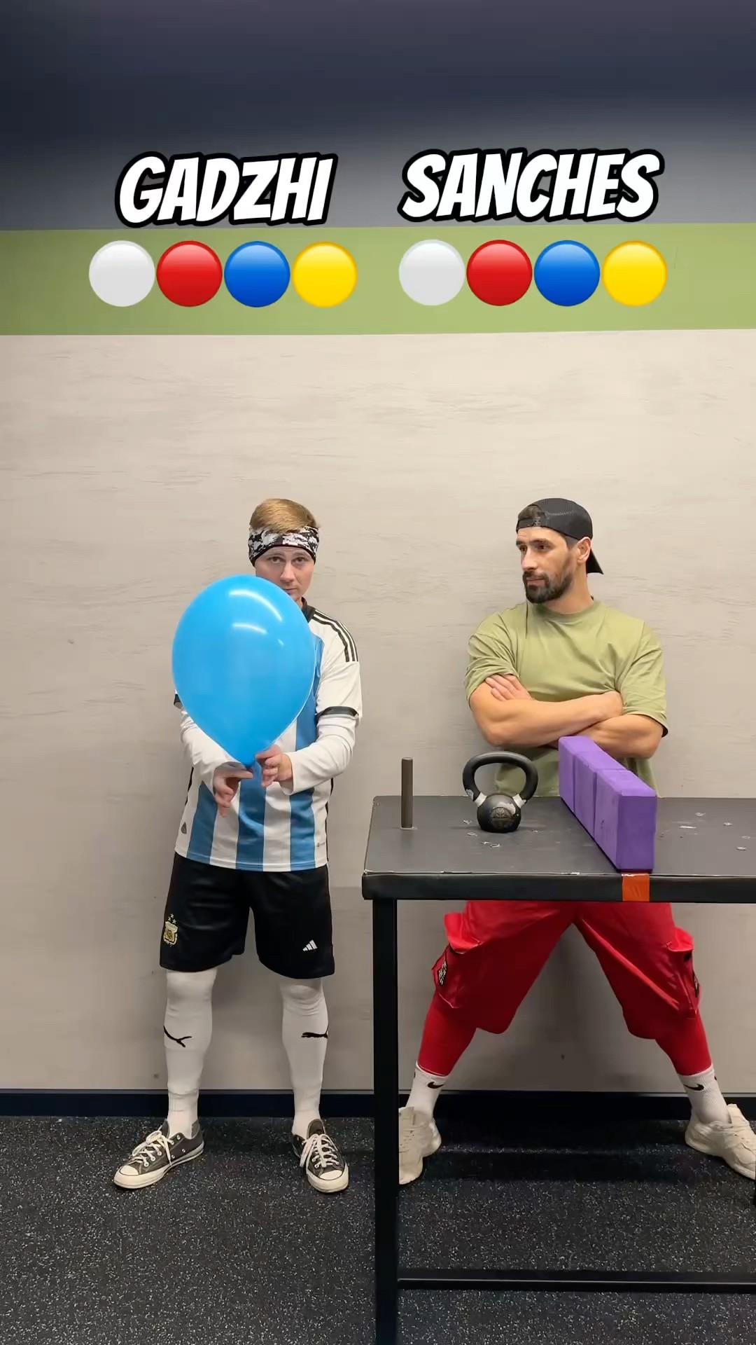 ❌? Have time to move the kettlebell while the ballon is falling ??