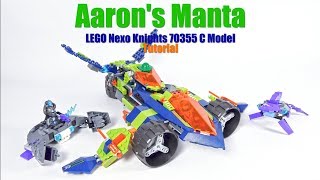 Tutorial for Aaron's Manta - LEGO Nexo Knights 70355 C Model