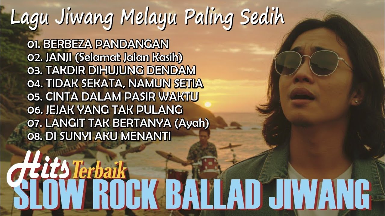 🔥 Full Album Slow Rock Jiwang Paling Sedih (2025) — Lagu Rock Kapak Melayu Sepanjang Zaman