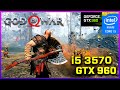 God of War on 2GB VRAM GPU? | Intel Core i5-3570 + GTX 960 2GB  + 8GB RAM | 1080p , 720p
