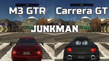 BMW M3 GTR vs Porsche Carrera GT - NFS MW Redux V3 - WHICH IS FASTEST ?