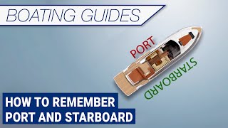 How To Remember Port And Starboard