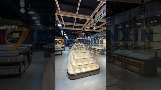 Bulk Food Display Cabinet with LED Light Strips #supermarket #bulkshopping #candyshop #retail