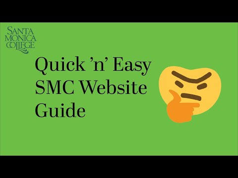 Quick SMC Website Tips & Tricks