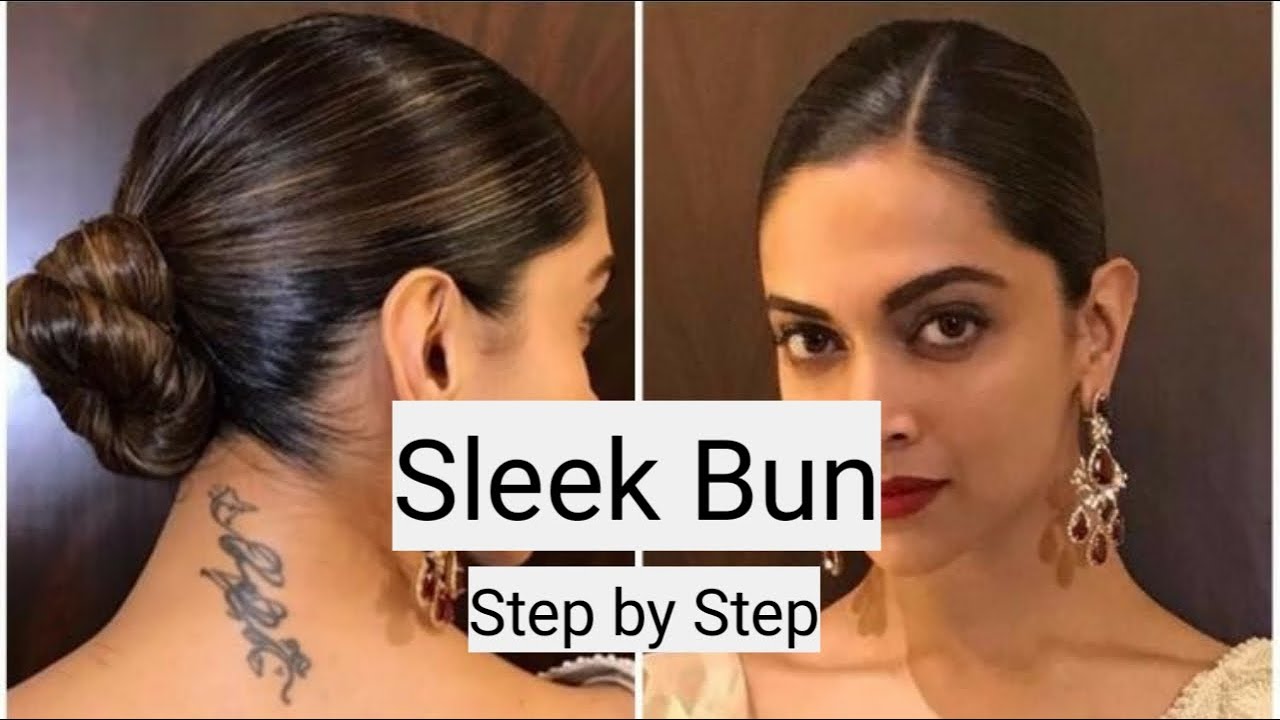 Here's how you can recreate Deepika Padukone's slicked-back bun look -  Masala