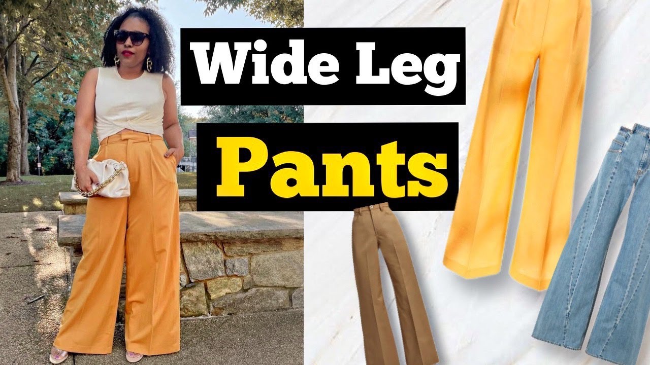 HOW TO STYLE WIDE LEG PANTS FOR SPRING - YouTube
