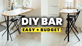 EASY DIY BAR | Using Budget Products From IKEA