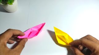 Membuat Origami | Kapal Kertas |