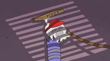 Regular Show - Mordecai And Rigby Unbrainwash Hi Five Ghost