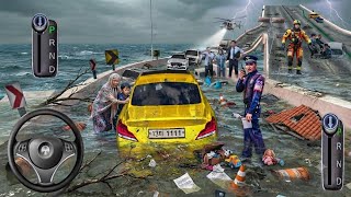 Survive the Deadliest Flood Disaster in 3D driving class 🌊🚗–The Most Dangerous Driving mission screenshot 4