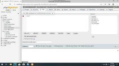 Cara Membuat Database Hotel