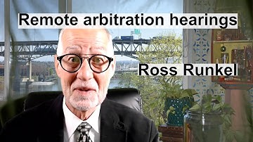 Remote arbitration hearings