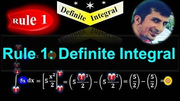 Rule 1: Definite Integral Equations - #Calculus through animation by # Moein
