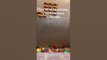 Day 47 of 3d printing a duck for every subscriber