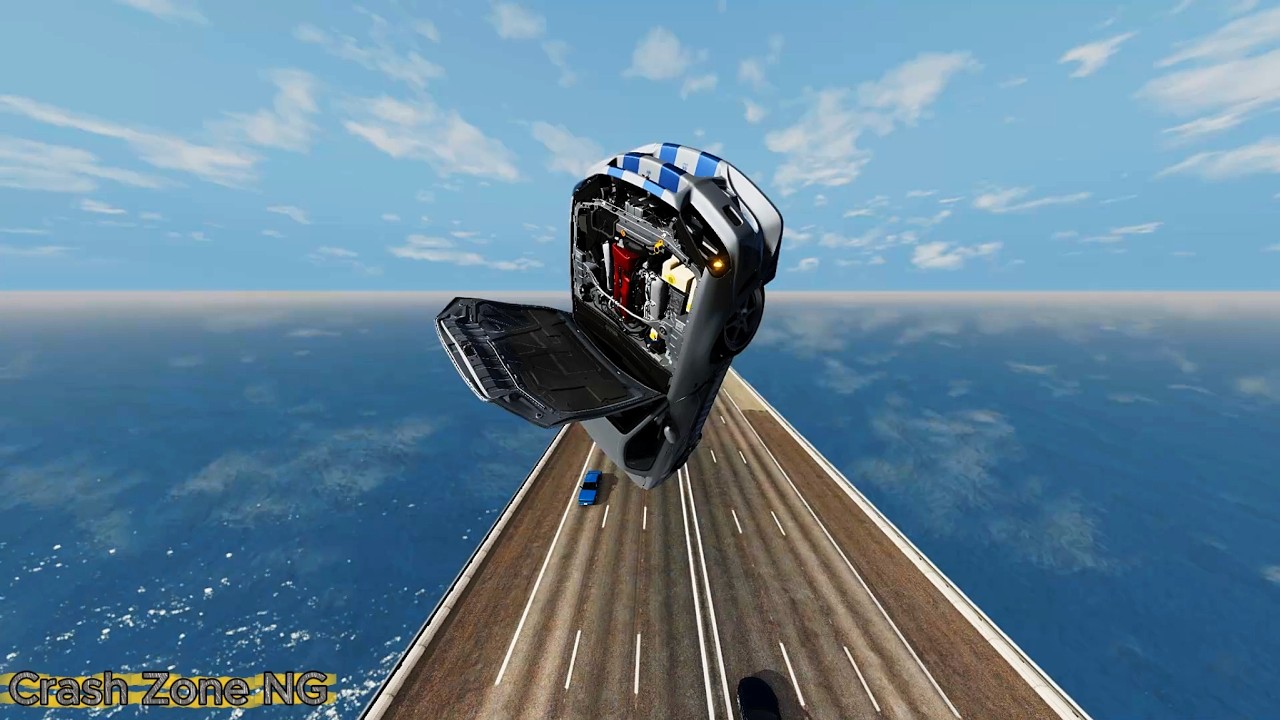 Instantly Accelerate to 800 KM/H – Who Flies the Farthest? Episode 2#beamngdrive