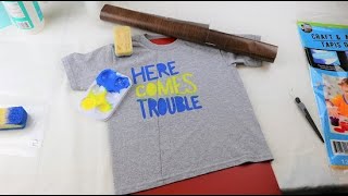 DIY CUSTOM TSHIRT DOLLAR TREE CONTACT PAPER | SHANETTADIYLIFE