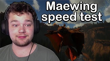 Maewing speed test, fastest creature in ark fjordur