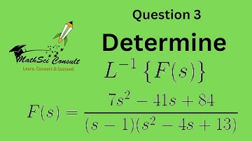 Q3: How to Solve Inverse Laplace Transform with Partial Fraction Decomposition| Engineering Math