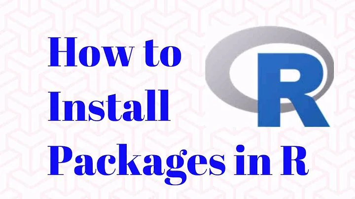 Installing Packages in R