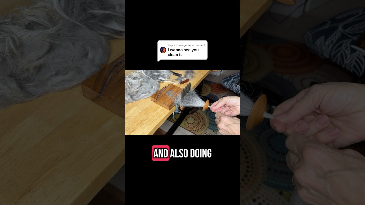 See scouring and wool combing at warp speed.