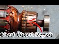How To Repair Sparking/Short Circuit Ryobi Router Commutator