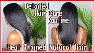 0-100 Full Wash Day Routine for Heat Trained Natural Hair | Hair Makeover | Simply Subrena