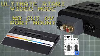 ATARI 2600 JR UAV / NO DRILLING AV PORT MOUNT INSTALL Profile