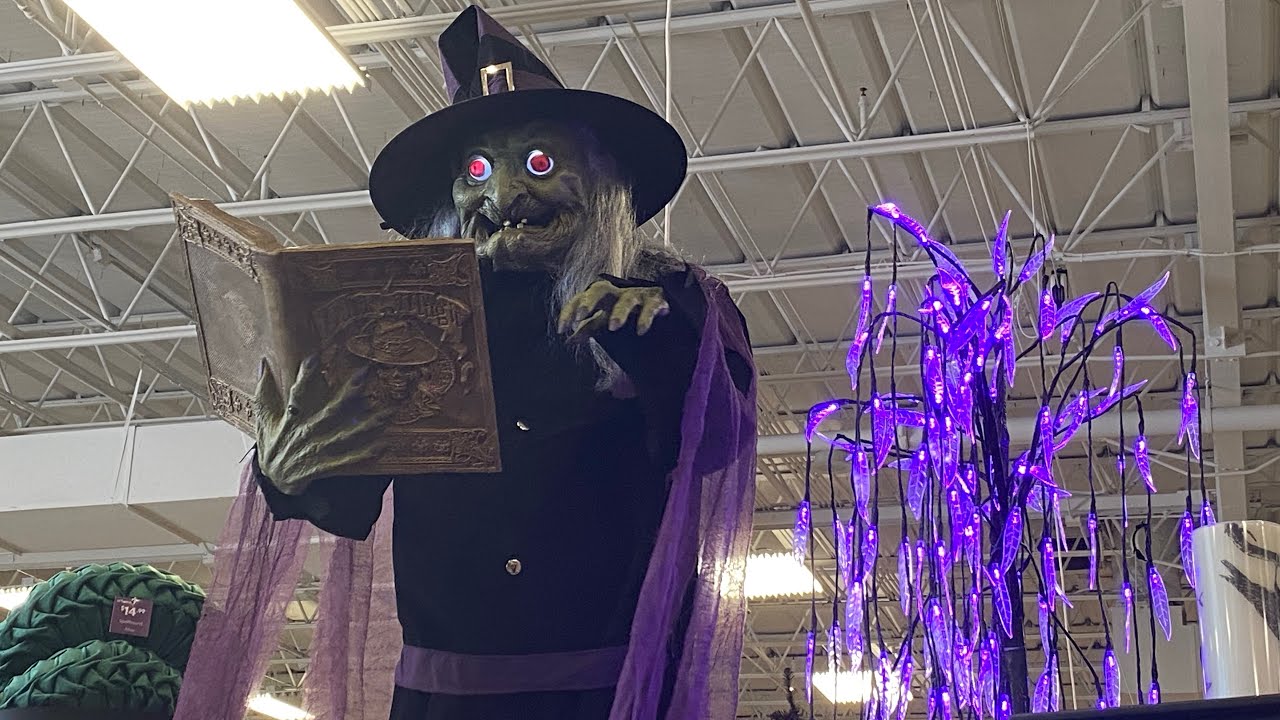 NEW FOR 2021 Animated Enchantress Witch Life Size Animatronic Halloween