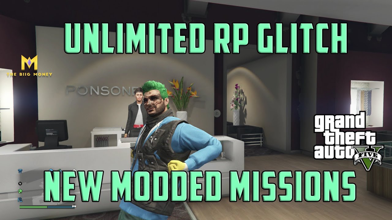 GTA 5 Online Unlimited RP Glitch NEW Modded Missions For Unlimited RP
